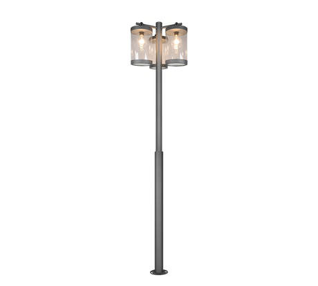 Poste de exterior Trio Sambesi antracita E27 IP44 Ø51cm 240cm 404160342
