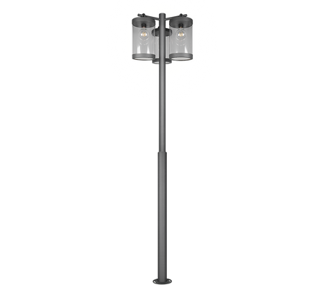 Poste de exterior Trio Sambesi antracita E27 IP44 Ø51cm 240cm 404160342