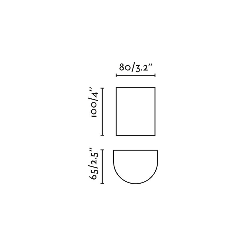 Lámpara de pared aplique Faro Sole GU10 LED terracota 40525 - vista alternativa