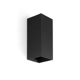 Lámpara de pared aplique Faro Lune 2 luces GU10 LED negro 40566