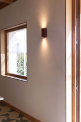 Lámpara de pared aplique Faro Lune 2 luces GU10 LED terracota 40568