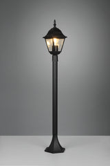 Baliza de exterior Trio Livenza LED negro mate 2700K IP44 100cm 405760132