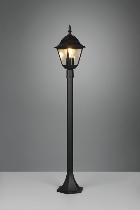 Baliza de exterior Trio Livenza LED negro mate 2700K IP44 100cm 405760132