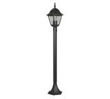 Baliza de exterior Trio Livenza LED negro mate 2700K IP44 100cm 405760132