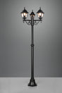 Baliza de exterior Trio Livenza LED negro mate 2700K IP44 200cm 405760332