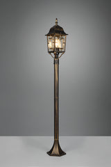 Baliza de exterior Trio Volturno LED antique rust 2700K IP44 100cm 405960128