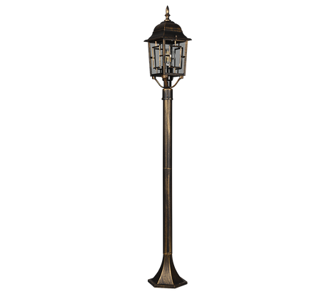Baliza de exterior Trio Volturno LED antique rust 2700K IP44 100cm 405960128