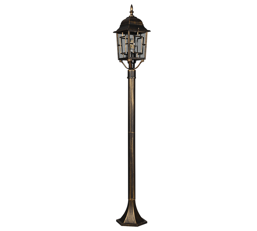 Baliza de exterior Trio Volturno LED antique rust 2700K IP44 100cm 405960128