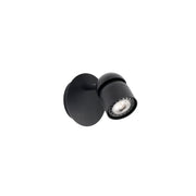 Lámpara de pared aplique Faro Coco 1 luz GU10 negro mate 40661