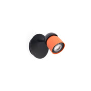 Lámpara de pared aplique Faro Coco 1 luz GU10 negro y terracota 40663