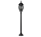 Baliza de exterior Trio Elvo LED negro mate 2700K IP44 100cm 406960132