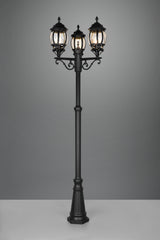 Baliza de exterior Trio Elvo LED negro mate 2700K IP44 240cm 406960332