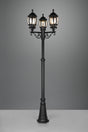 Baliza de exterior Trio Elvo LED negro mate 2700K IP44 240cm 406960332