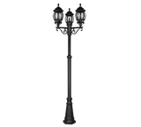 Baliza de exterior Trio Elvo LED negro mate 2700K IP44 240cm 406960332