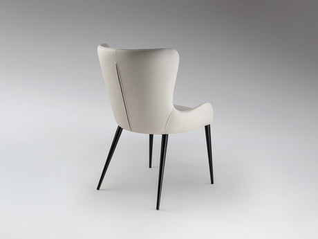 Silla Schuller Telma negro y blanco 53x83cm vista 2