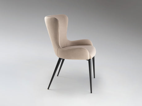 Silla Schuller Telma negro y beige 53x83cm vista 1