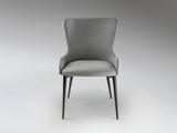 Silla Schuller Telma negro y gris 53x83cm vista 3