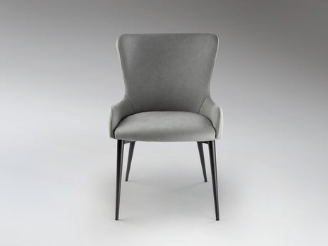 Silla Schuller Telma negro y gris 53x83cm vista 3