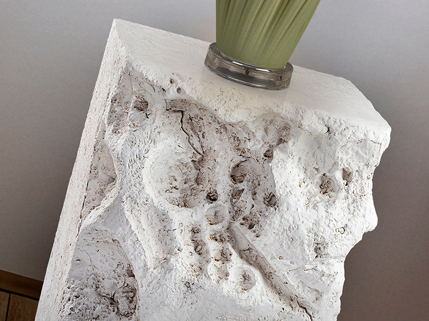 Mesa auxiliar Schuller Block blanco 40x51cm 409483