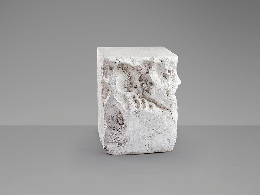 Mesa auxiliar Schuller Block blanco 40x51cm 409483