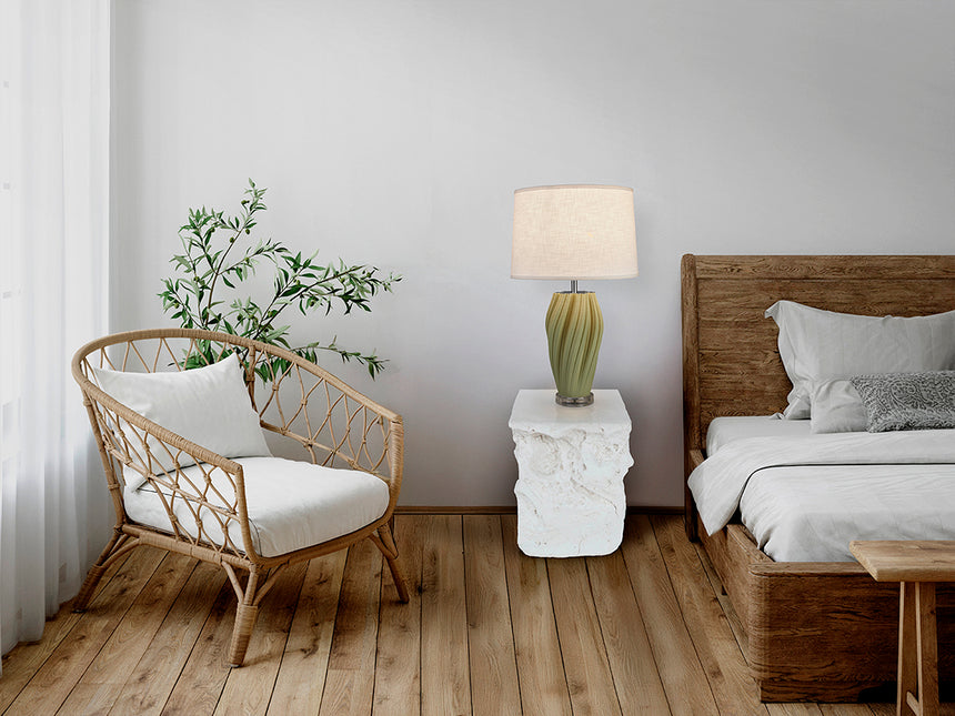 Mesa auxiliar Schuller Block blanco 40x51cm 409483