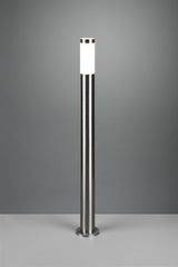 Baliza de exterior Trio Trioto LED níquel mate 3000K IP44 80cm 409760107