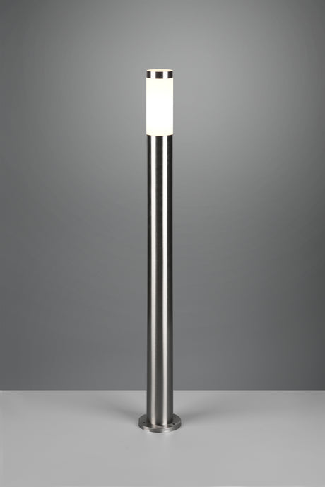 Baliza de exterior Trio Trioto LED níquel mate 3000K IP44 80cm 409760107