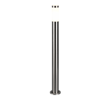 Baliza de exterior Trio Trioto LED níquel mate 3000K IP44 80cm 4