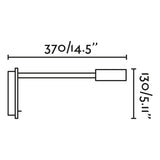 Lámpara de pared aplique Faro Juliet con lector LED cromo 3000K 41025NA