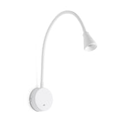 Lámpara de pared aplique Faro Bel con lector LED blanco mate 3000K 41029
