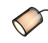 Lámpara de pie Trio Burton LED negro mate 2700K 174cm 411400232
