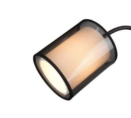Lámpara de pie Trio Burton LED negro mate 2700K 174cm 411400232