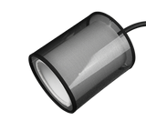 Lámpara de pie Trio Burton LED negro mate 2700K 174cm 411400232