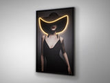 Cuadro con luz LED Schuller Pamela negro 80x120cm vista 3