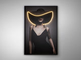 Cuadro con luz LED Schuller Pamela negro 80x120cm vista 5
