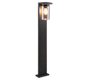 Baliza de exterior Trio Ardila negro mate sensor crepuscular IP44 100cm 411660132