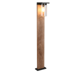 Baliza de exterior Trio Ardila imitación madera sensor crepuscular IP44 100cm 411660135