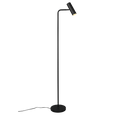 Lámpara de pie Trio Marley negro mate 151cm 412400132