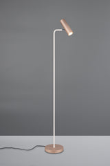Lámpara de pie Trio Marley LED marrón café 3000K 151cm 412400165
