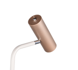 Lámpara de pie Trio Marley LED marrón café 3000K 151cm 412400165