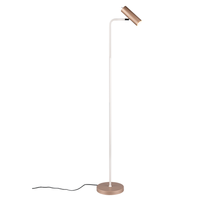 Lámpara de pie Trio Marley LED marrón café 3000K 151cm 412400165