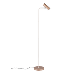 Lámpara de pie Trio Marley LED marrón café 3000K 151cm 412400165