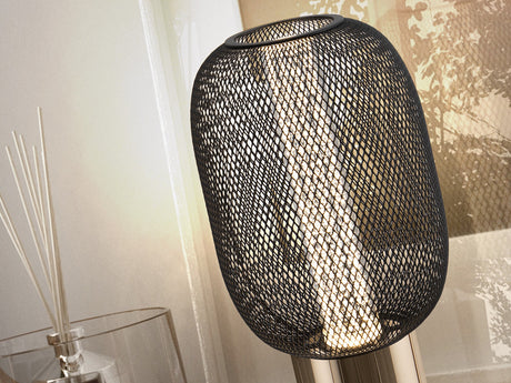 Lámpara de sobremesa Schuller Micrón LED oro y negro 3000K 24cm vista 2