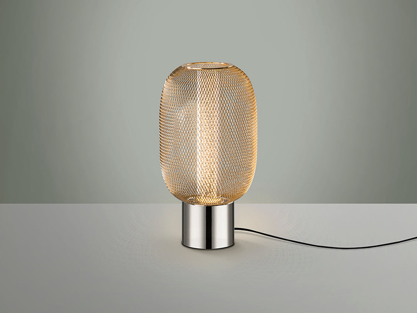 Schuller Micron Table Lamp chrome/gold 413299