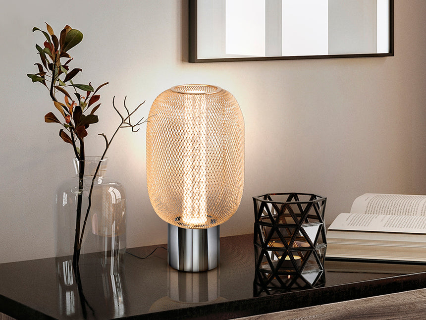 Schuller Micron Table Lamp chrome/gold 413299