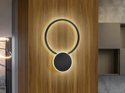 Lámpara aplique de pared Schuller Omnio LED negro 3000K 414265