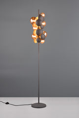 Lámpara de pie Trio Bubble LED antracita 3000K 155cm 417400742