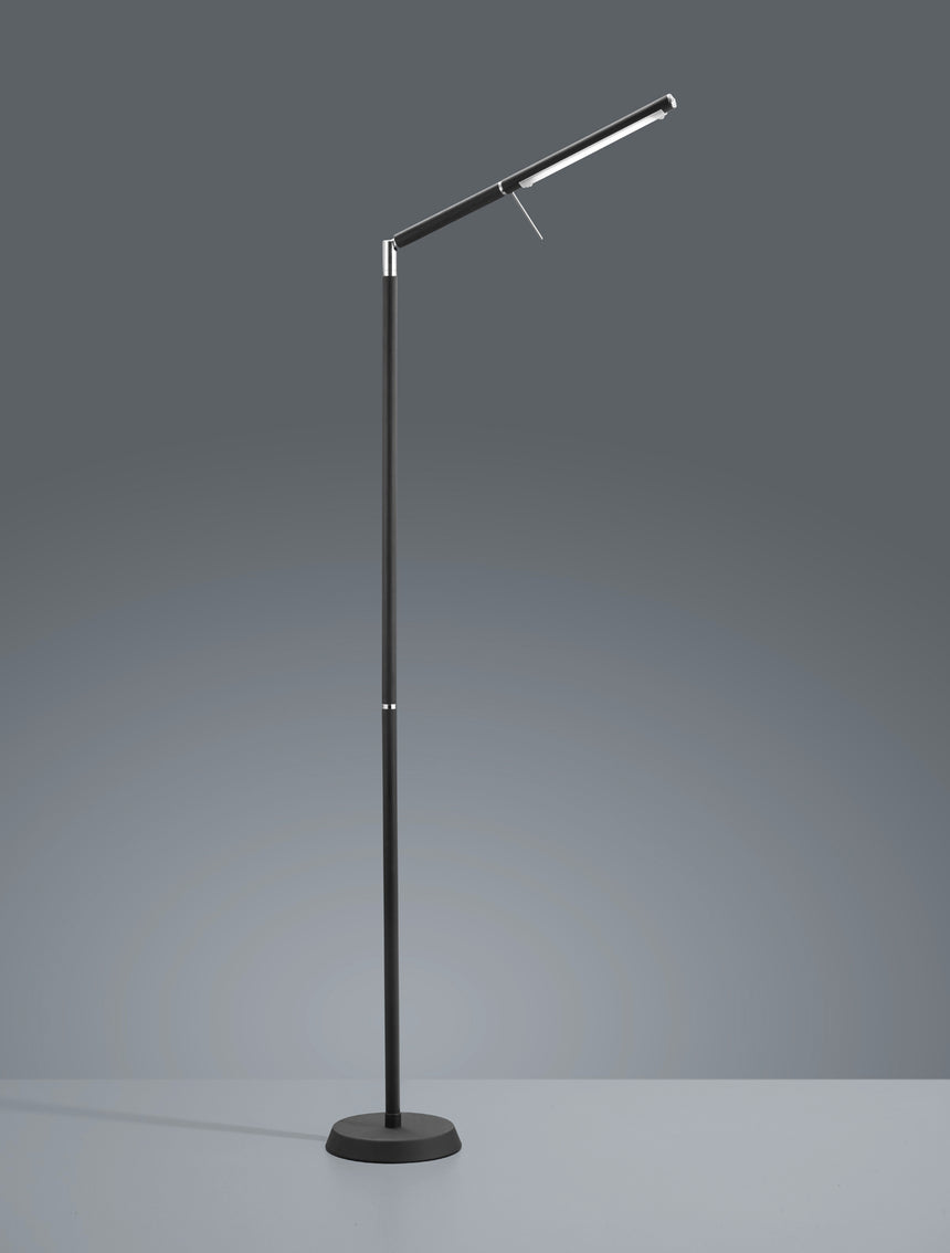 Trio Filigran Black Mat Metal LED Floor Lamp 420490132