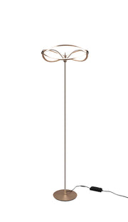 Lámpara de pie Trio Charivari LED bronce mate 3000K regulable 175cm 421210108