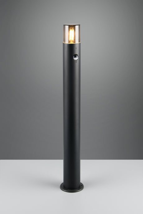 Baliza de exterior Trio Hoosic LED negro mate 2700K IP44 80cm 422260132